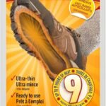 نعل داخلي لتدفئة القدم مع عبوة لاصقة قيمة (5 أزواج)